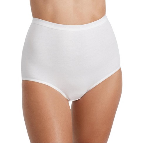 Bali Women's Full Cut Fit Cotton Brief - 2324 7/l White : Target