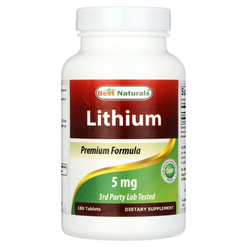 Lithium Orotate 5 Mg 180 Tablets : Target