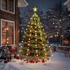 vidaXL Christmas Tree Net Lights with 180 LEDs Cold White 70.9" - 3 of 4