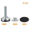 Unique Bargains Non-Skid Adjustable Furniture Leveling Feet with T-Nut Kit for Chairs 8 Pcs - 3 of 4