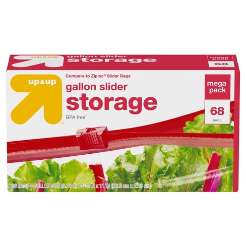 Gallon Slider Storage Bag 68ct Up Up Target