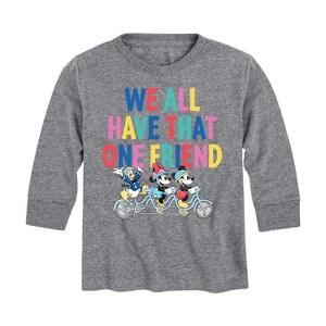 Boys' - Disney - We All Have That One Friend Long Sleeve Graphic T-Shirt - 1 of 4