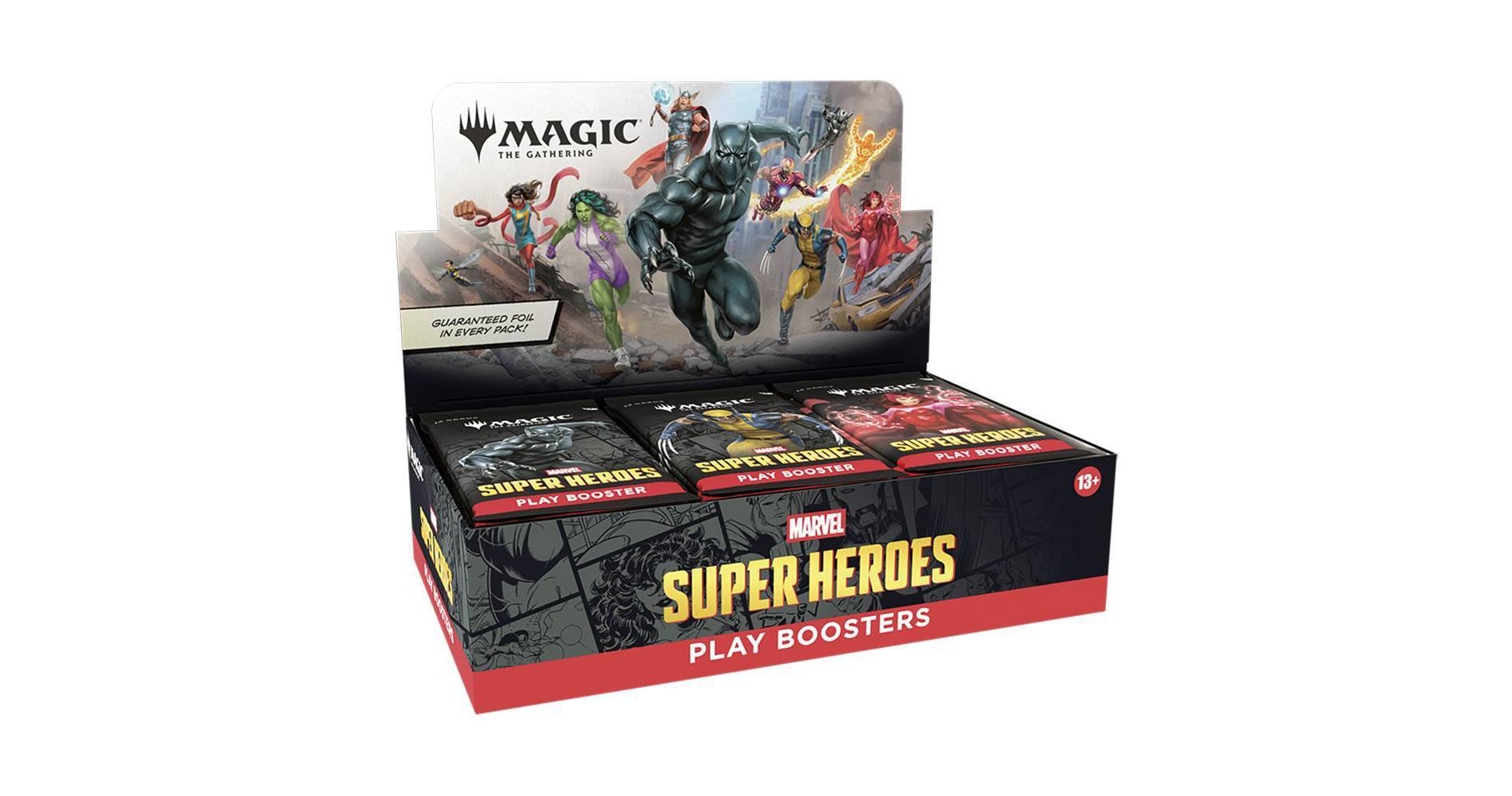 Magic The Gathering | Marvel Super Heroes Play Booster Box | 30 Packs