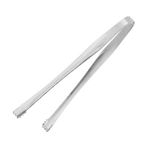 Unique Bargains Stainless Steel Ice Tongs for Appetizers, Charcuterie, Dessert, Tea Party, Bar, Cafe Serving 6" Silver 1 Pc - 1 of 4