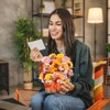Pop Up Flower Cards, Paper Flower Bouquet 3D Popup Greeting Cards, Birthday Card, Anniversary Card with Blank Card and Envelop for Women Gift for Mom - 4 of 4