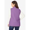 Jessica London Women's Plus Size Quilted Vest - 3 of 4