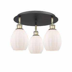 Eaton - 3 Light Flush Mount In Industrial Style-10.5 Inches Tall and 17.25 Inches Wide - 1 of 1