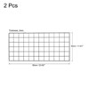 Unique Bargains Metal Wall Photo Pictures Display Decor Wire Grid Panel 2 Pcs - 2 of 4