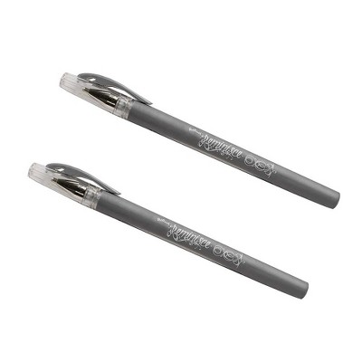 JAM Paper Gel Pens 0.7 mm Silver 2/Pack 6544970A