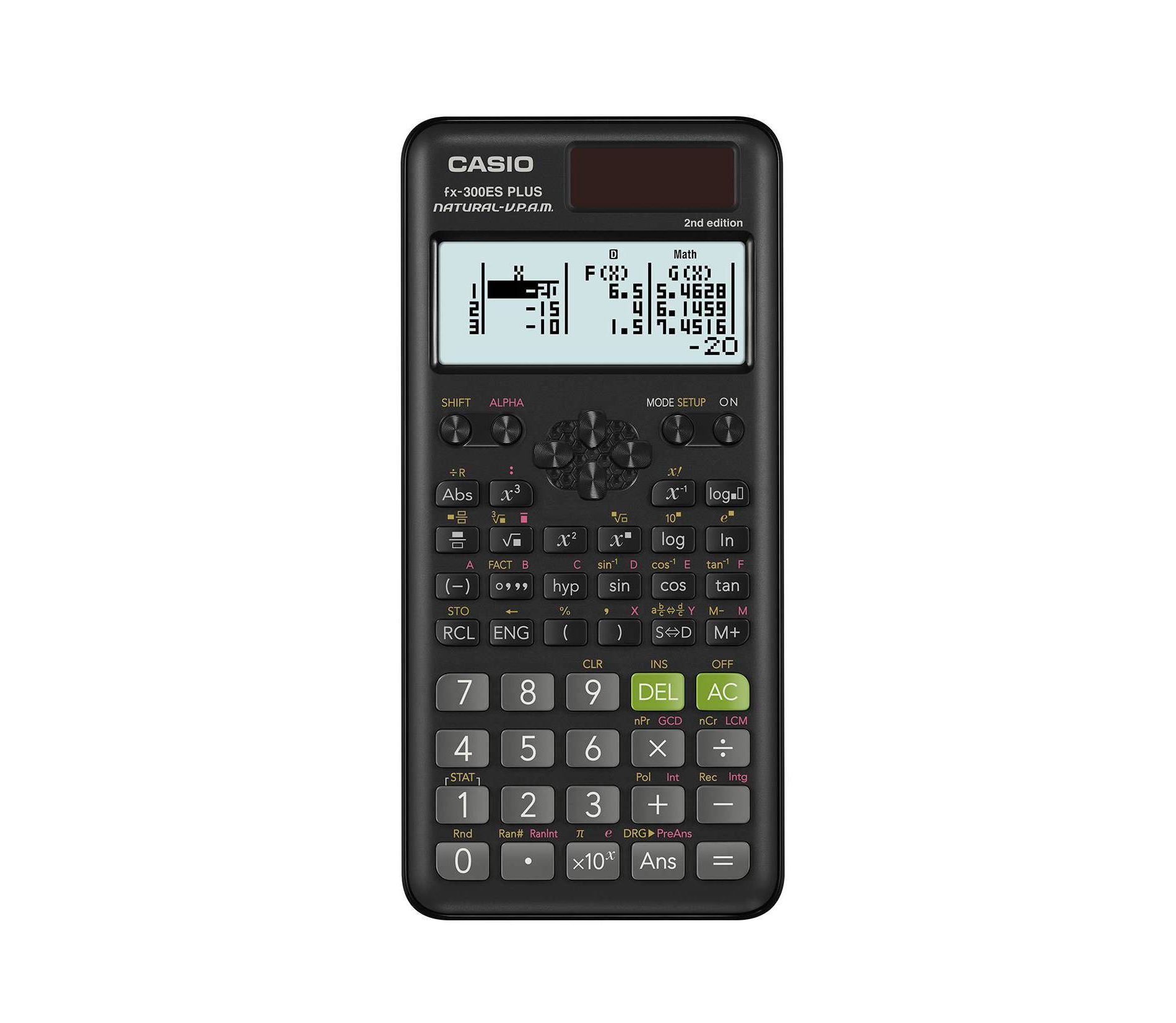 Casio FX-300 Scientific Calculator - Black: Approved for SAT, ACT, AP Calculus