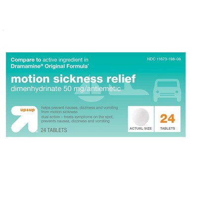 Motion Sickness Relief Tablets - 24ct - up & up™