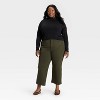 Women's Slim Fit Long Sleeve Mock Turtleneck T-Shirt - Ava & Viv™ - 3 of 3