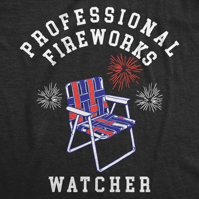 Мужские футболки Crazy Dog T-Shirts, Inc. Mens Funny T Shirts Professional Fireworks Watcher Sarcastic Fourth Of July Tee For Men - Crazy Dog Men's T Shirt For Fourth Of July Black XXL — фото 2