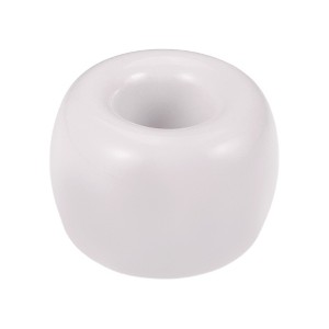Unique Bargains Bathroom Round Mini Ceramic Toothbrush Holder 1.65"x1.18" - 1 of 4