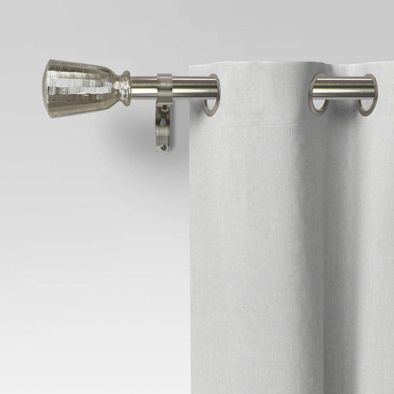 Chiseled Cone Curtain Rod - Threshold™, 3 of 8