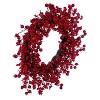 Vickerman 28" Red Deluxe Mixed Berry Wreath - 4 of 4