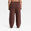Women's Airy Sleek Ribbed Wide Leg Sweatpants - All In Motion™ - 2 of 3