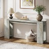 Tribesigns 70.9in Narrow Console Table, Wood Sofa Table Behind Couch for Living Room Hallway Entrance - 2 of 4