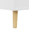 INFURNIC Decorative Bookshelf 5 Cubbies Wooden Open Bookcase, 2-Tier Baby Storage Display Organizer With Legs, White, 31.5"*13.39"*28.54 - 4 of 4