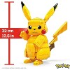 MEGA Pokémon Building Toys Set Jumbo Pikachu with 806 Pieces, Articulated and Poseable, 12 Inches Tall - 4 of 4