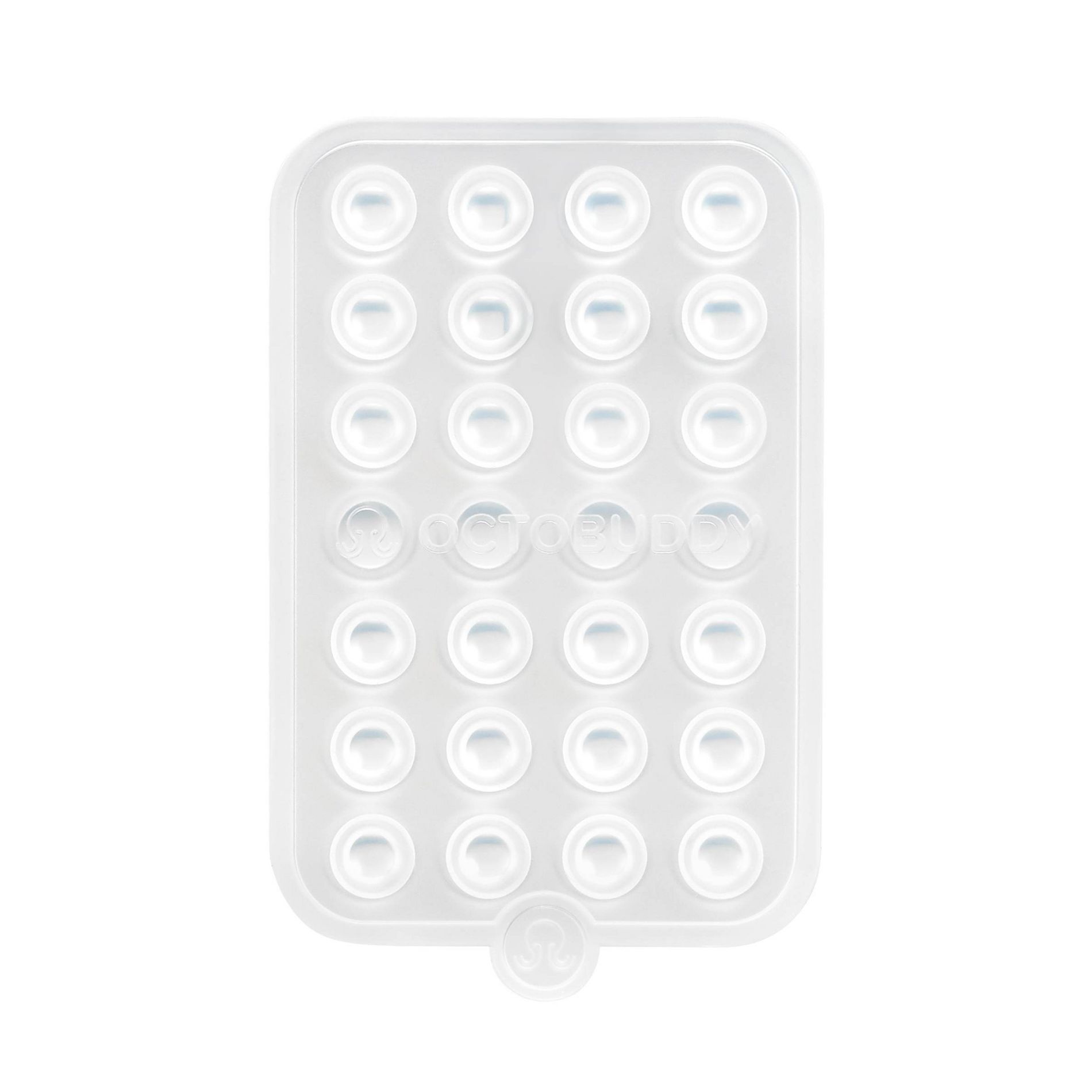 Octobuddy Silicone Suction Cup Phone Case Mount Double-Sided - Transparent
