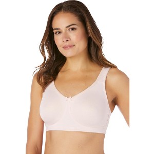 Comfort Choice Women's Plus Size Breathe Wirefree T-Shirt Bra - 1 of 2