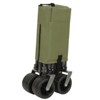FURNIinspire Outdoor Serving Carts Collapsible Foldable Extended Wagon with 480lb Weight Capacity All-Terrain Beach Wheels, Green, 37.8"*21.65"*34.33" - 3 of 4