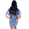 Women's BUTTON DOWN SHIRTS ROMPER - KORI - image 2 of 2