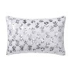 16"x24" Oversized Shag Sequins Lumbar Throw Pillow White/Silver - VCNY Home: Glam Style, Faux Fur Texture - 2 of 4