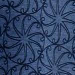 heather slate blue medallion