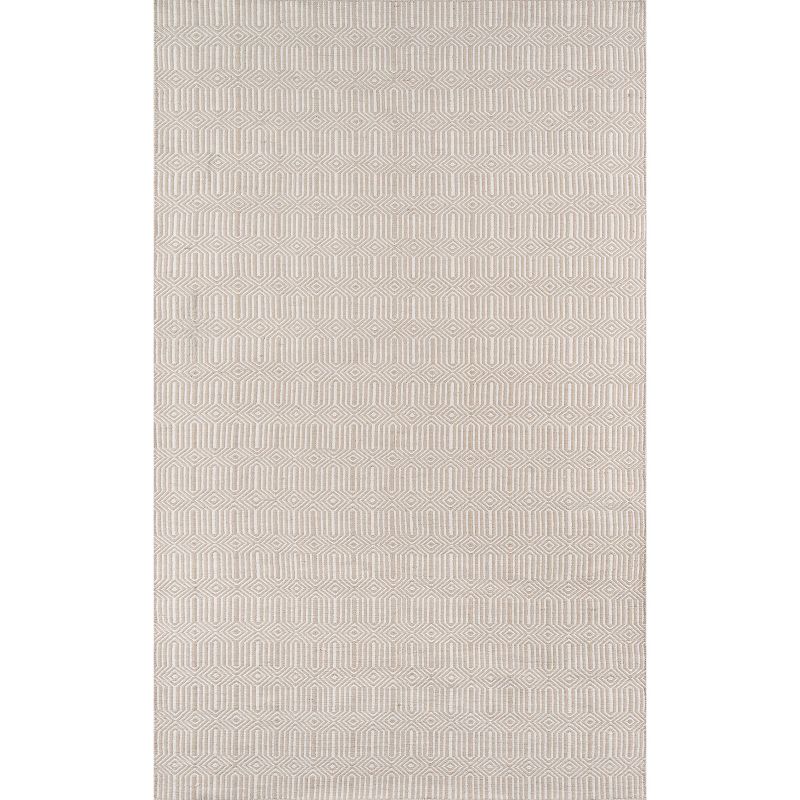 Newton Holden Hand Woven Recycled Plastic Indoor/Outdoor Rug Beige - Erin Gates by Momeni, 1 of 10