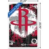 Trends International NBA Houston Rockets - Maximalist Logo 23 Framed Wall Poster Prints - 3 of 4