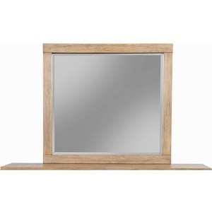 Alpine Furniture Easton Mahogany and Veneer Dresser Mirror, Sand - 1 of 4