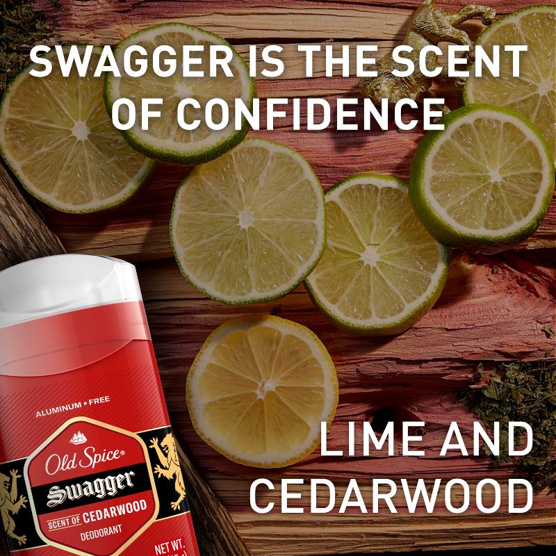 Old Spice Red Collection Swagger Deodorant for Men - 3oz, 6 of 9