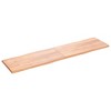 vidaXL Table Top Light Brown 78.7"x19.7"x(0.8"-1.6") Treated Solid Wood Live Edge - 4 of 4