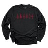 Simply Sage Market Row Of Christmas Trees Garment Dyed Long Sleeve - 2 of 4