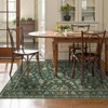Lahome Vintage Vine Center Full Coverage Short Pile Velvet Rectangular Indoor Area Rug - 4 of 4