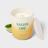 12oz Frosted Ombre Jar Candle Salted Lime - Room Essentials™ - 3 of 3