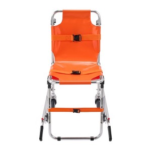 VEVOR EMS Stair Chair, 350 lbs Load Capacity, Foldable Aluminum Emergency Stair Climbing Wheelchair with 2 Wheels, Portable Stair Lift Chair - 1 of 4