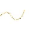 Classic Gold 14K Yellow Gold, Alternating Black Enamel Carabiner & Oval Link Bracelet - Gold - 7.25 Inch - 2 of 3