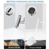 FUN LITTLE TOYS 4 in 1 Faucet Extender for Kitchen Sink 360°Swivel Waterfall Anti-Splash Faucet Sprayer for Washing Vegetable Fruit - 2 of 4