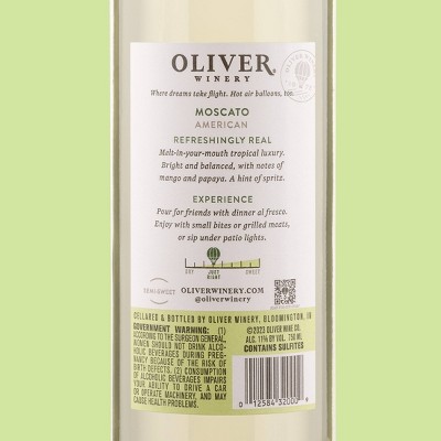 Oliver Moscato - 750ml Bottle