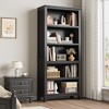 Garvee 71" Farmhouse Bookcase w/ Adjustable Shelves, 5 Tier Tall Bookshelf with Wooden Legs, Rustic Vintage Bookcase for Living Room Office - 3 of 4