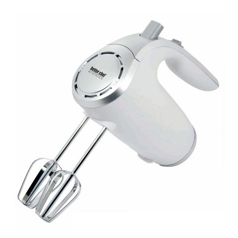 Better Chef 5-Speed 150-Watt Hand Mixer White w/ Silver Accents - image 1 of 4