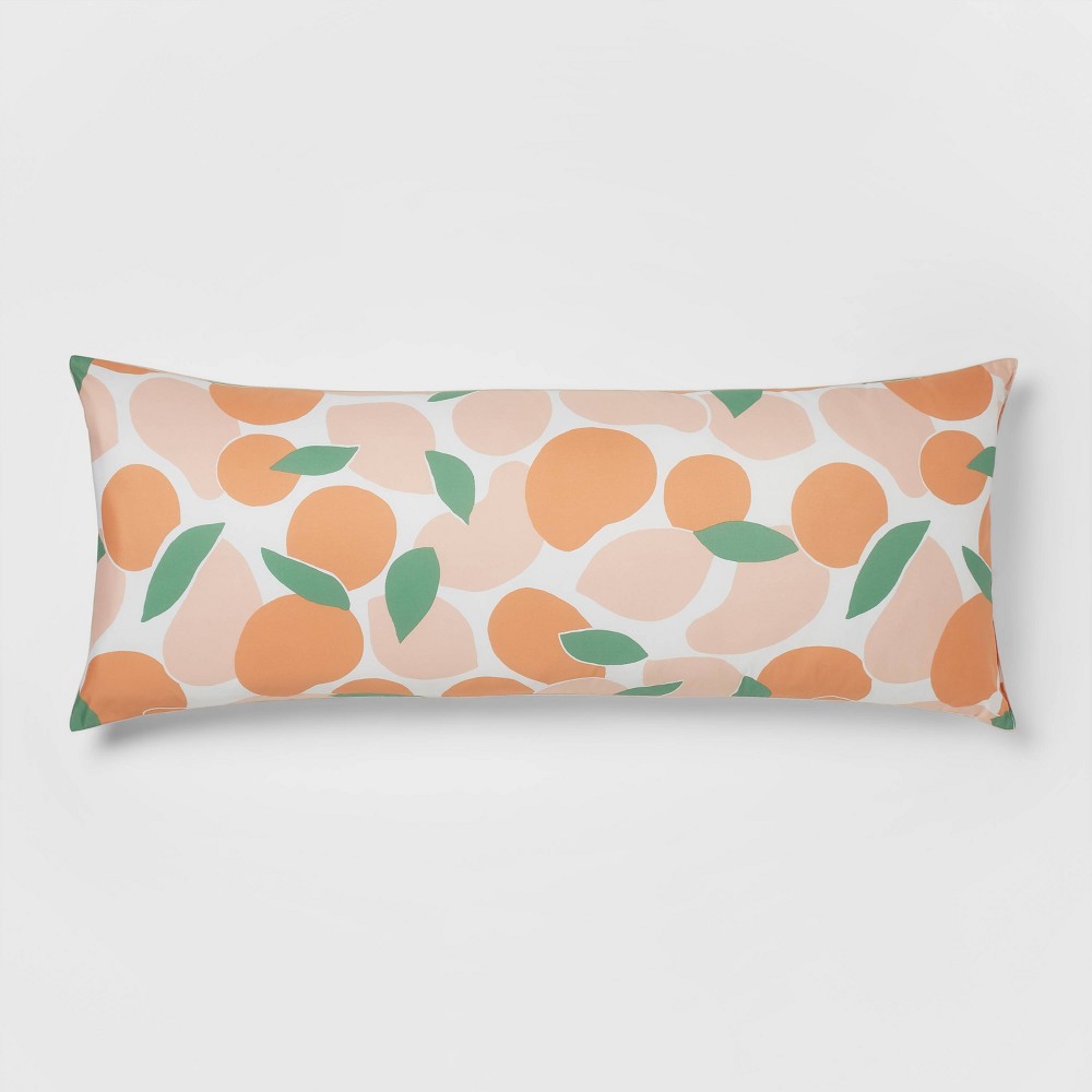 Reversible Body Pillow Oranges/Blush - Room Essentials