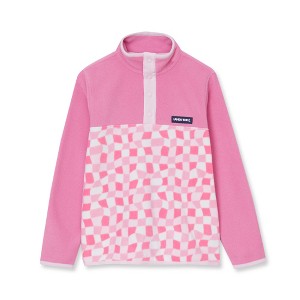 Lands' End Kids Anyweather Fleece Snap Neck Pullover - Small