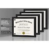 Americanflat 8.5x11 Diploma Frame with Shatter-Resistant Glass - Document Frame with Engineered Wood - Legacy Collection - Dark Oak - 4 of 4