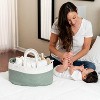 Large Portable Baby Diaper Caddy Organizer Nursery Storage Bin and Car Travel Basket by Comfy Cubs - 2 of 4