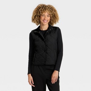 Women's Quilted Vest - A New Day™ - 1 of 3