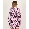 Womens Long Sleeve Dress V Neck Collar Belted Button Down Shirt Dress Designer T Shirt Dresses Beach Cover Ups Robe Dress for Photography - 2 of 4